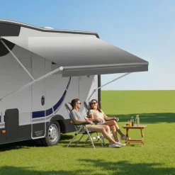 VEVOR RV Awning Fabric Replacement, 16' (Fabric 15'2