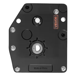 VEVOR RV Fifth Wheel Landing Gear Box 276602, Universal Mount Steel Gearbox Compatible with Lippert Venture, Atwood, Stromberg Carlson Landing Gear Systems, Replace LG-179015, Adjustable Height, Black
