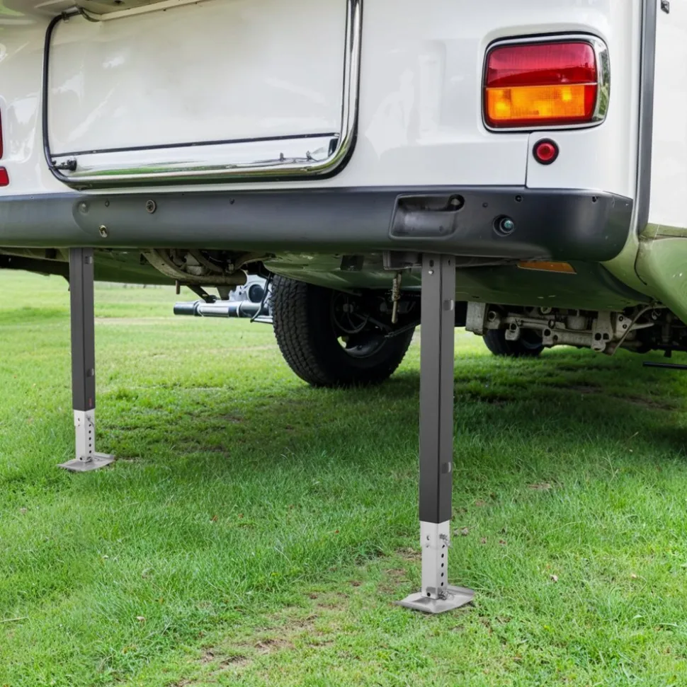 VEVOR RV Follow Fifth Wheel Landing Gear Leg 179014, 32.5-Inch 5th Wheel Landing Gear Universal Replacement Compatible with Lippert Venture, Atwood, Stromberg Carlson Systems, with Pin and Base, Black