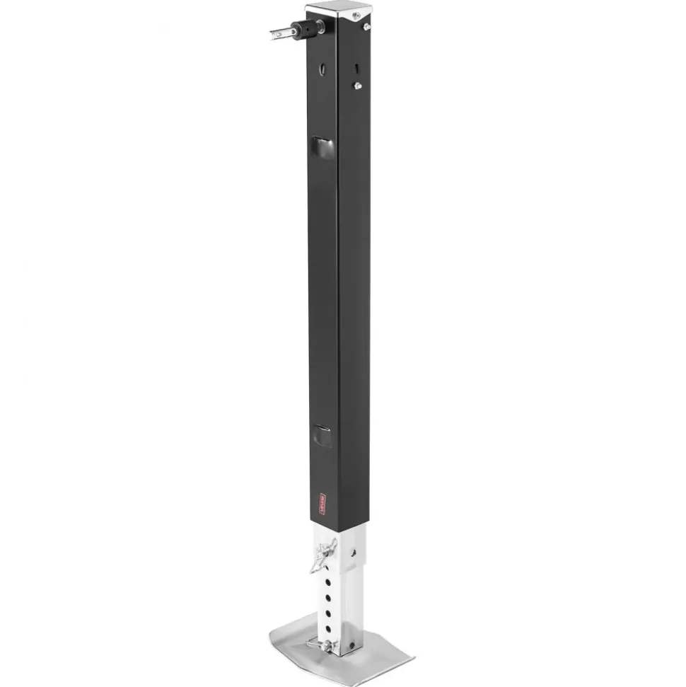 VEVOR RV Lead Fifth Wheel Landing Gear Leg 179013, 32.5-Inch 5th Wheel Landing Gear Universal Replacement Compatible with Lippert Venture, Atwood, Stromberg Carlson Systems, with Pin and Base, Black