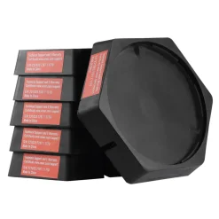 VEVOR RV Leveling Pads, 9 Inch Round Landing Feet, Permanent Attached Jack Stabilizers, Rubber Jack Pads, 5000 lbs Capacity per RV Jack Pad, 5th Wheels, Travel Trailers, Class A/C Motorhomes (6-Pack)