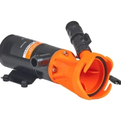 VEVOR RV Portable Macerator Pump, 12V, 12GMP Quick Release RV Waste Pump, RV Sewage Sewer Pump with Detachable Quick Connection Valve Metal Hose Clamp Power Cord, for RV Boat Marine Motorhome Camper