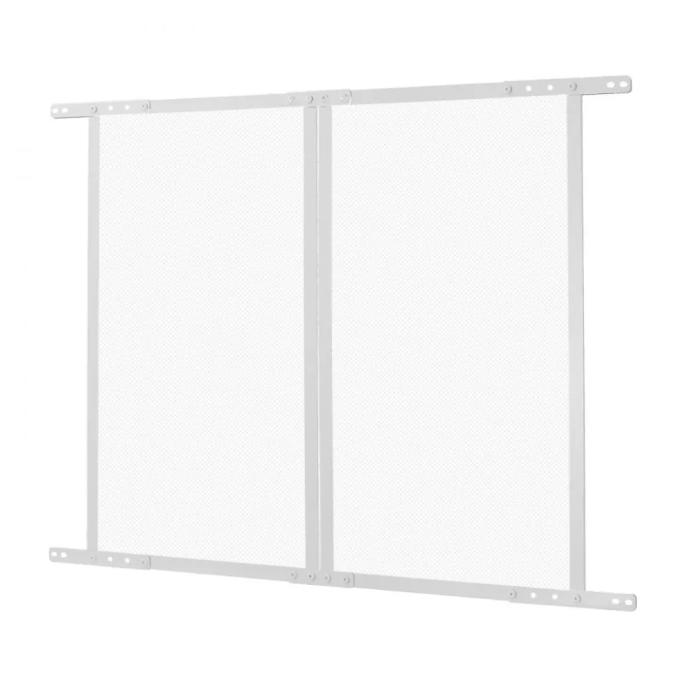 VEVOR RV Screen Door Protector, 24 x 26 inch Door Grille, Easy to Install and Disassemble, Reinforced Breathable Protective Mesh, Aluminum Alloy Camper RV Entry Protector for Pet Protection, White
