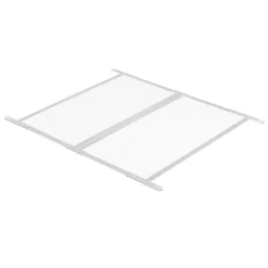 VEVOR RV Screen Door Protector, 24 x 26 inch Door Grille, Easy to Install and Disassemble, Reinforced Breathable Protective Mesh, Aluminum Alloy Camper RV Entry Protector for Pet Protection, White