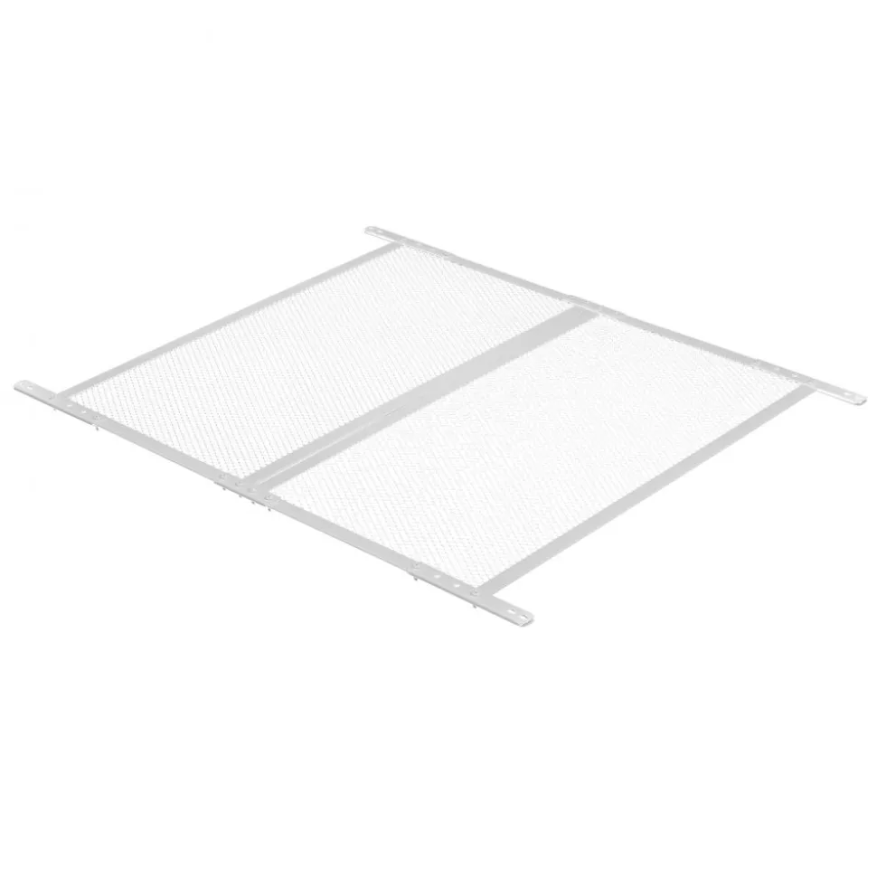 VEVOR RV Screen Door Protector, 24 x 26 inch Door Grille, Easy to Install and Disassemble, Reinforced Breathable Protective Mesh, Aluminum Alloy Camper RV Entry Protector for Pet Protection, White