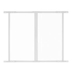 VEVOR RV Screen Door Protector, 24 x 26 inch Door Grille, Easy to Install and Disassemble, Reinforced Breathable Protective Mesh, Aluminum Alloy Camper RV Entry Protector for Pet Protection, White