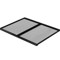 VEVOR RV Screen Door Protector, 24.5 x 20 inch Door Grille, Easy to Install and Disassemble, Reinforced Breathable Protective Mesh, Aluminum Alloy Camper RV Entry Protector for Pet Protection, Black
