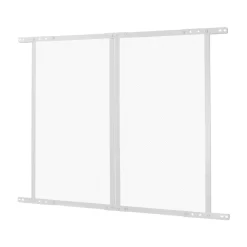 VEVOR RV Screen Door Protector, 28.5 x 31.5 inch Door Grille, Easy to Install and Disassemble, Reinforced Breathable Protective Mesh, Aluminum Alloy Camper RV Entry Protector for Pet Protection, White
