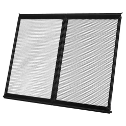 VEVOR RV Screen Door Protector, 26.5 x 20 inch Door Grille, Easy to Install and Disassemble, Reinforced Breathable Protective Mesh, Aluminum Alloy Camper RV Entry Protector for Pet Protection, Black