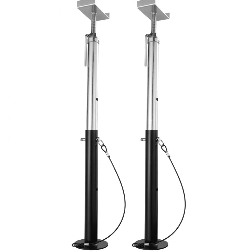 VEVOR RV Slide Out Support Jacks, 5000 lbs Capacity Each Slide Out Stabilizer, Adjusts from 20"-48" Camper Slide Out Support Jacks, Heavy-duty Slideout Stabilizers for RV, Camper and Travel Trailer