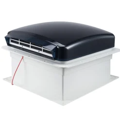 VEVOR RV Vent Fan, 14 inch RV Roof Vent Fan 12V, Powerful 10-Speed Reversible Fan with Remote Control, Built-in Rain Cover, Power Top Lid,12 inch Fan Blade,Fits 14 x14 inch Roof Openings