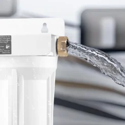 VEVOR RV Water Filtration System, 2-Cartridge Water Filter System for Campers, Remove Sediments, Chlorine, Bad Tastes, Odors, and Most Contaminants, RV Filter for RVs, Boats, Vans