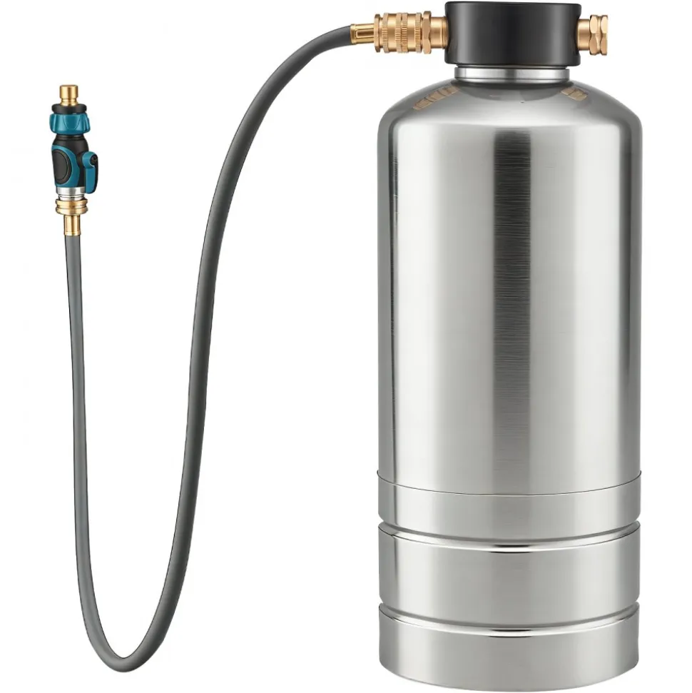 VEVOR RV Water Softener, 16,000 Grain, Portable Water Softener with NPT 3/4" Fittings, Food-Grade Resin, Stainless Steel, Quick Connect, for RVs, Trailers, Boats, Mobile Car Washing, Pressure Washing