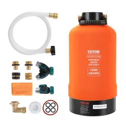 VEVOR RV Water Softener, 16,000 Grain Portable Water Softener, with 3/4