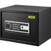 VEVOR Safe Box, 0.8 CU.FT Fingerprint Safe Box for Money with 2 Keys & Digital Keypad, Q235 Steel Safe Box for Storing Cash, Jewelry, Pistols, Documents, Watches in Home & Office & Hotel