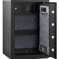 VEVOR Safe, 2.2 Cubic Feet Home Safe, Steel Security Safe with Fingerprint, Digital Keypad and 2 Keys, Cabinet Safe with Large Fire-proof Bag, Protect Cash, Gold, Jewelry, Documents, 15.8x13x23.6 inch