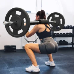 VEVOR Safety Squat Bar, 700 LBS Fitness Squat  Bar, Safety Squat Bar Attachment with Shoulder and Arm Pads, 28mm Diameter Weight Bar, Ideal for Front Squats, Lunges, Rehab, Physical Therapy