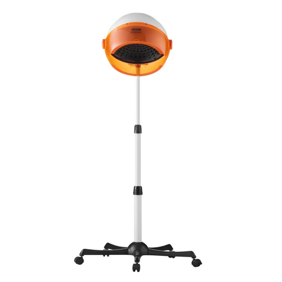 VEVOR Salon-Grade Hair Dryer, 1875W Powerful Stand Dryer, Adjustable Timer & 3 Heat/Speed Options, Mobile Base with Wheels for Salon & Home Use