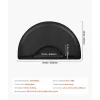 VEVOR Salon Mat for Hair Stylist, 3 x 5 FT Semi-circle Salon Chair Mat, 1/2-inch Thickened Anti Fatigue Barber Shop Floor Mat with Round Cut Out, Easy-to-Clean PVC Surface & Anti-Trip Beveled Edges