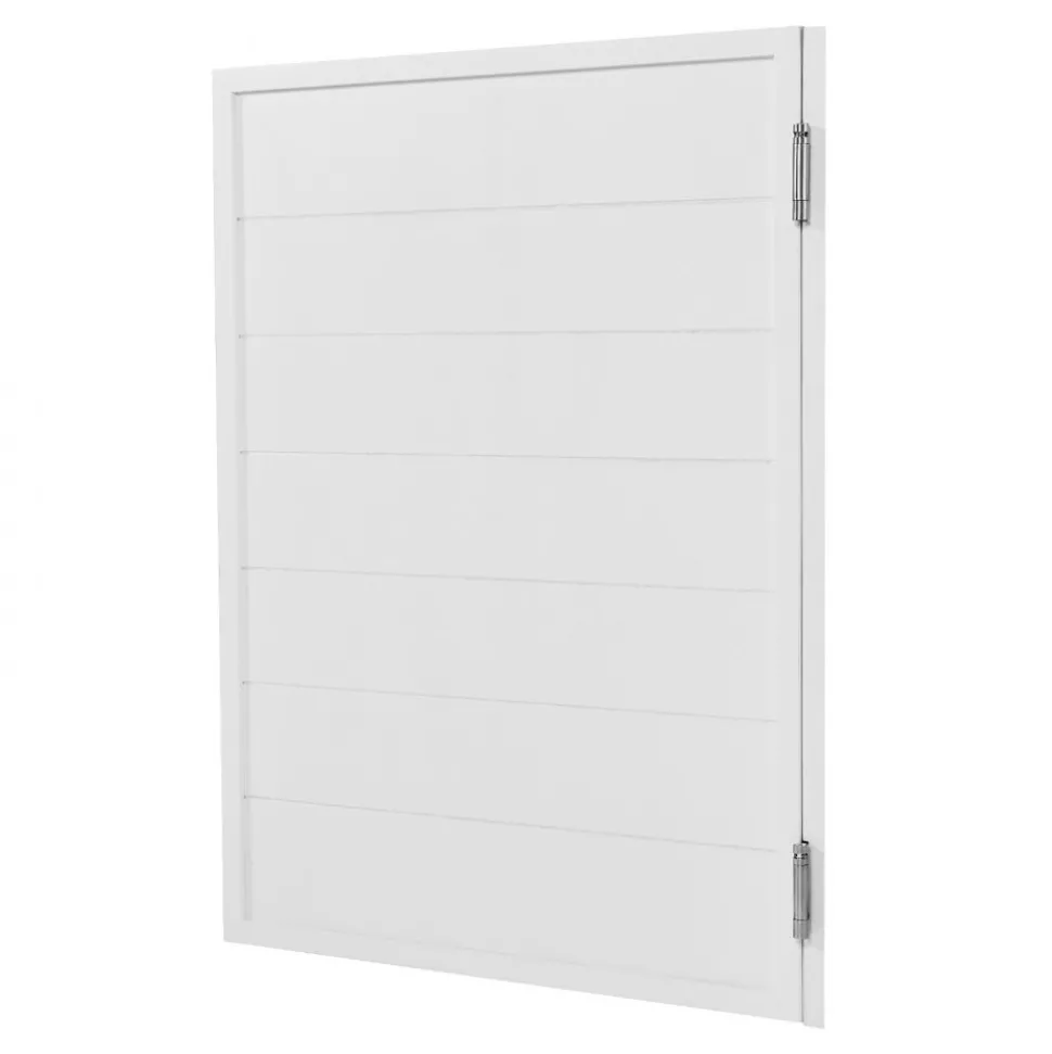 VEVOR Saloon Doors, 32"W x 42" H Single Swinging Cafe Interior Doors, Square Design Premium Pine Wood, with Hinges & Hardware Kit, Easy to Install, for Hallway Kitchen Bar Pub Entrance, White