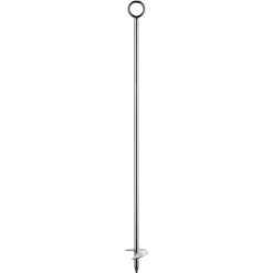 VEVOR Sand Anchor, 36 in Stainless Steel Beach Anchor, Screw in Sand Boat Anchors with Spiral Blade, Shallow Water Boat Auger Anchors, for Securing Jet Ski PWC Pontoon Kayak on Beaches and Sandbars