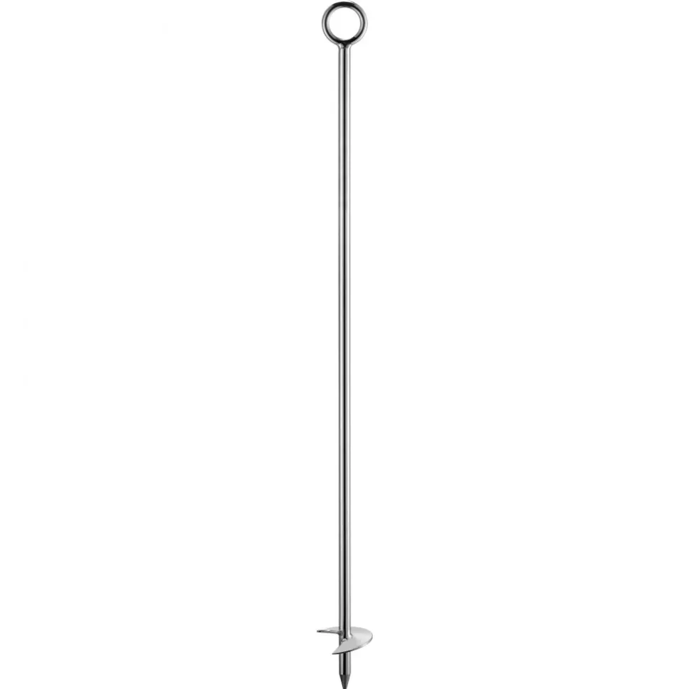 VEVOR Sand Anchor, 36 in Stainless Steel Beach Anchor, Screw in Sand Boat Anchors with Spiral Blade, Shallow Water Boat Auger Anchors, for Securing Jet Ski PWC Pontoon Kayak on Beaches and Sandbars