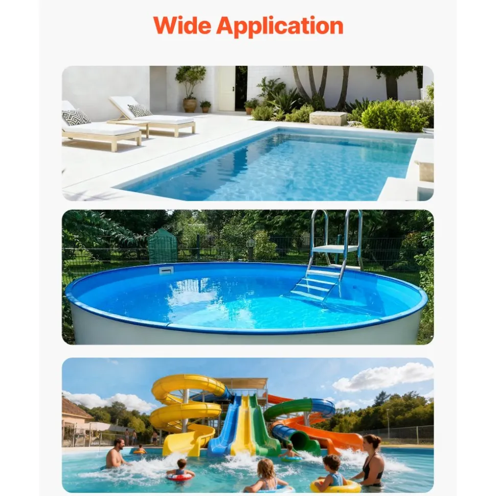 VEVOR Sand Filter, 24-Inch, 65 GPM Above Inground Swimming Pool Sand Filter System, with 7-Way Multi-Port Valve, Backwash, Rinse, Recirculate, Waste, Winter, Closed Modes, for Above In Ground Pools