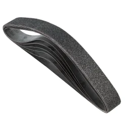 VEVOR Sanding Belts, 2 x 42-inch Belt Sander Sanding Belts, 6 PCS (Each of 36 40 60 80 100 120 Assorted Grits) Silicon Carbide for Knife Sharpening, Metalworking, Composites, Plastic Finishing