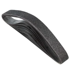 VEVOR Sanding Belts, 2 x 42-inch Belt Sander Sanding Belts, 6 PCS (Each of 36 40 60 80 100 120 Assorted Grits) Silicon Carbide for Knife Sharpening, Metalworking, Composites, Plastic Finishing