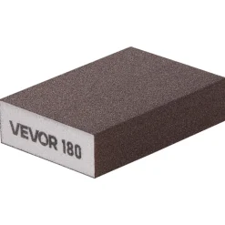 VEVOR Sanding Sponge, 10 Pcs, 60/80/120/180/220 Grit Assortment(2 Each), Washable and Reusable Sanding Blocks for Dry & Wet Use, Coarse to Fine Sandpaper Blocks, for Drywall Wood Metal Furniture