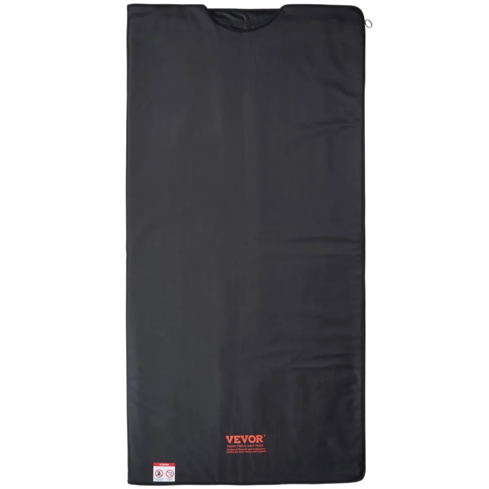 VEVOR Sauna Blanket for Detoxification, Portable Far Infrared Sauna for Home Relaxation, 1-6 Level Adjustable Temprature Rannge 95-185℉, 1-60 Minutes Timer, Far Infrared Carbon Heating Sauna Bag