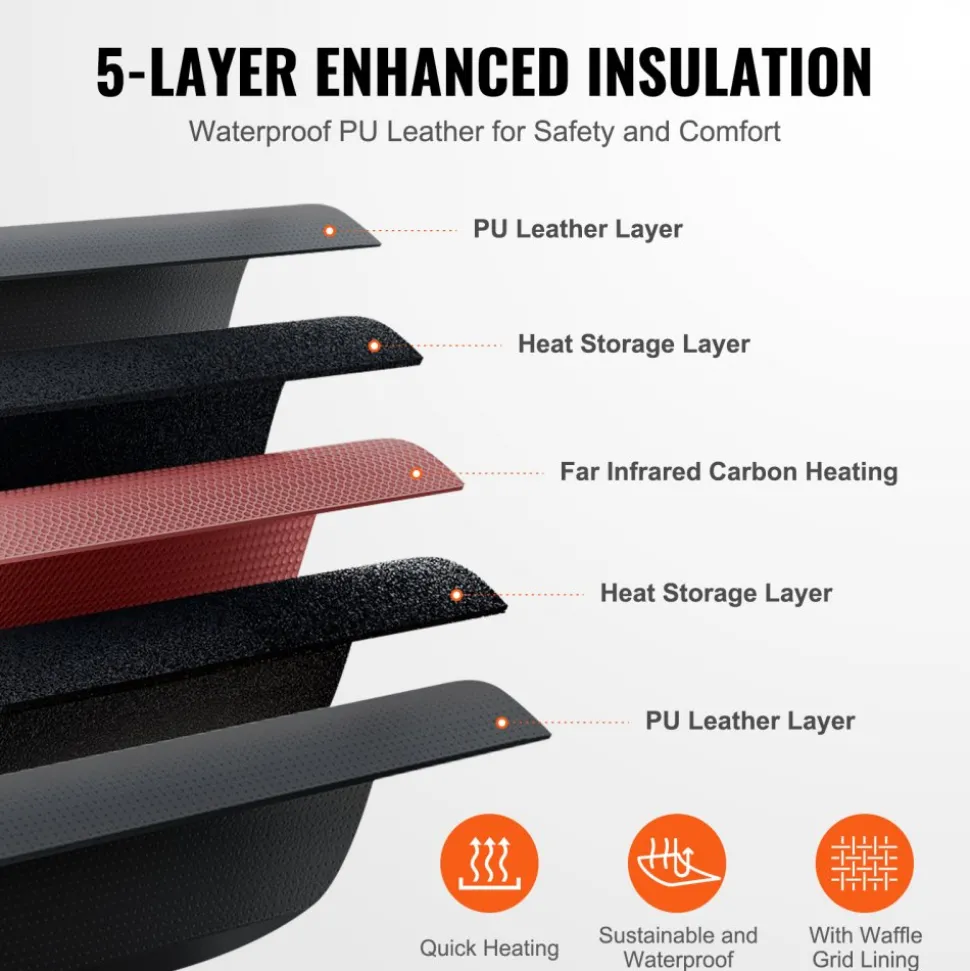 VEVOR Sauna Blanket for Detoxification, Portable Far Infrared Sauna for Home Relaxation, 1-6 Level Adjustable Temprature Rannge 95-185℉, 1-60 Minutes Timer, Far Infrared Carbon Heating Sauna Bag