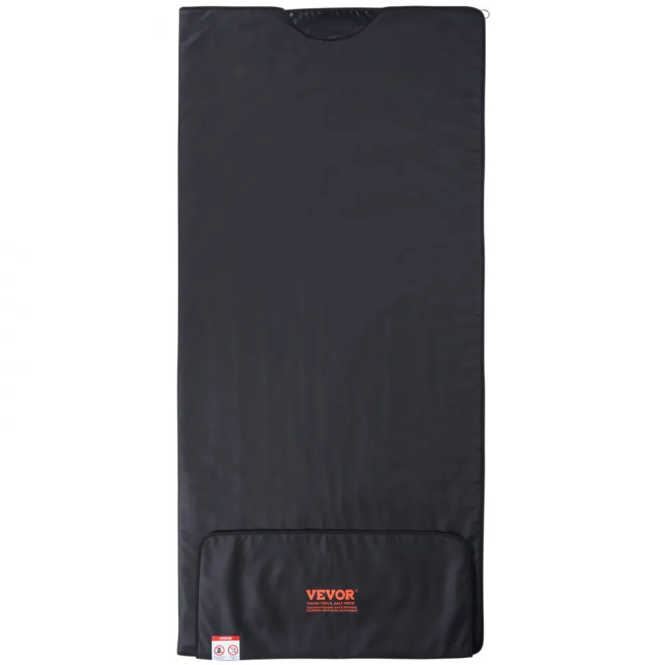 VEVOR Sauna Blanket for Detoxification, Portable Far Infrared Sauna for Home, PU Sauna Bag w/ Therapy Stones & Carbon Fiber Heating, 1-6 Level Adjustable Temp 95-185℉, 1-60 Minutes Timer, 75 x 35in