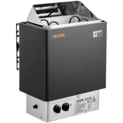 VEVOR Sauna Heater, 2KW AC 120V Electric Sauna Stove, Dry Steam Bath Saunas Stove with Pre-Drilled Bracket, Fit 52.9 to 88.2 CU.FT Saunas Rooms, Steam Bath Stoves for Home, Commercial, Leisure Venues