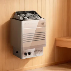 VEVOR Sauna Heater, 6KW 240V Electric Sauna Stove, Dry Steam Bath Saunas Stove with Pre-Drilled Bracket, Fit 176.5 to 317.8 CU.FT Saunas Rooms, Steam Bath Stoves for Home, Commercial, Leisure Venues