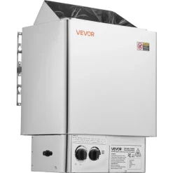 VEVOR Sauna Heater, 6KW 240V Electric Sauna Stove, Dry Steam Bath Saunas Stove with Pre-Drilled Bracket, Fit 176.5 to 317.8 CU.FT Saunas Rooms, Steam Bath Stoves for Home, Commercial, Leisure Venues