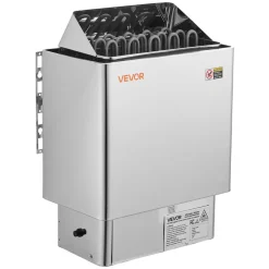 VEVOR Sauna Heater, 4.5KW 240V Electric Sauna Stove, Dry Steam Bath Saunas Stove with Pre-Drilled Bracket, Fit 105 to 210 CU.FT Saunas Rooms, Steam Bath Stoves for Home, Commercial, Leisure Venues