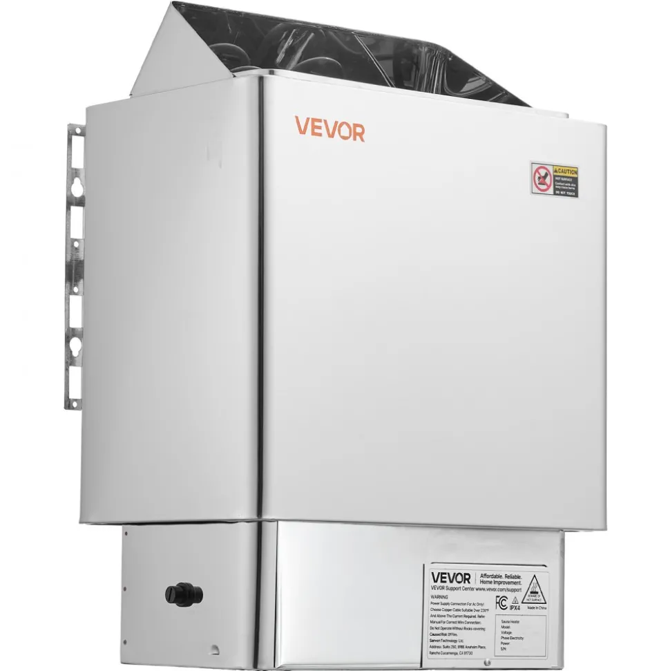 VEVOR Sauna Heater, 9KW 220V Electric Sauna Stove, Steam Bath Sauna Heater with External Digital Controller, 3h Timer and Adjustable Temp for Max. 317-459 Cubic Feet, Home Hotel Spa Shower Use