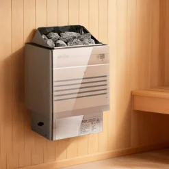 VEVOR Sauna Heater, 9KW 220V Electric Sauna Stove, Steam Bath Sauna Heater with External Digital Controller, 3h Timer and Adjustable Temp for Max. 317-459 Cubic Feet, Home Hotel Spa Shower Use