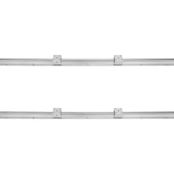 VEVOR SBR20 1200mm Linear Guide Set, Comes with Two 47.2-inch SBR20 Rails and Four SBR20UU Bearings, Perfect for Crafting CNC Routers and Automation Equipment