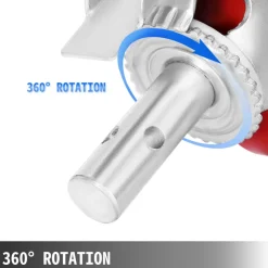 VEVOR Scaffolding Wheels Set, Heavy Duty 4-Pack 8