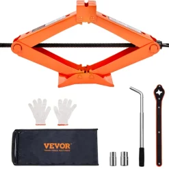 VEVOR Scissor Jack, 2.5 Ton/5512 lbs Scissor Car Jack, 3.7