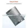 VEVOR Screen Mesh for Plastic Shredder, High-Quality Steel Durable Mesh, 0.315 in/8 mm High-Precision Aperture Screen, Compatible with Model 180 Plastic Grinder, Suitable for Small Particle Recycling