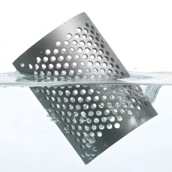 VEVOR Screen Mesh for Plastic Shredder, High-Quality Steel Durable Mesh, 0.315 in/8 mm High-Precision Aperture Screen, Compatible with Model 180 Plastic Grinder, Suitable for Small Particle Recycling