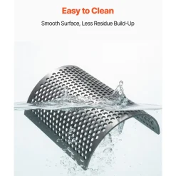 VEVOR Screen Mesh for Plastic Shredder, High-Quality Steel Durable Mesh, 0.39 in/10 mm High-Precision Aperture Screen, Compatible with Model 300 Plastic Grinder, Suitable for Medium Particle Recycling