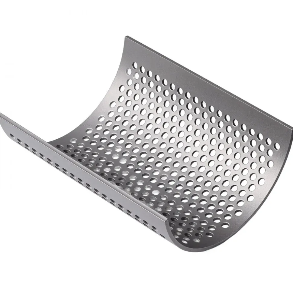 VEVOR Screen Mesh for Plastic Shredder, High-Quality Steel Durable Mesh, 0.39 in/10 mm High-Precision Aperture Screen, Compatible with Model 300 Plastic Grinder, Suitable for Medium Particle Recycling