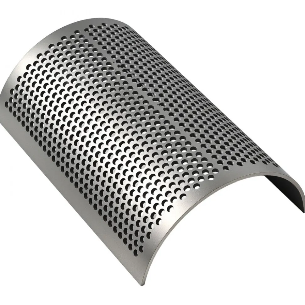 VEVOR Screen Mesh for Plastic Shredder, High-Quality Steel Durable Mesh, 0.315 in/8 mm High-Precision Aperture Screen, Compatible with Model 400 Plastic Grinder, Suitable for Small Particle Recycling