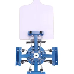 VEVOR Screen Printing Machine 4 Color 1 Station Silk Screen Printing Press, 21.3 x 17.7 in, 360° Rotatable, Accurate Positioning, Powder-Coated Carbon Steel, for T-shirt DIY, Home and Commercial