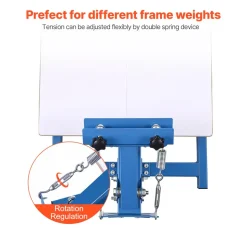 VEVOR Screen Printing Machine 1 Color 1 Station Silk Screen Printing Press, 21.3 x 17.7 in Platen, Adjustable Tension, Powder-Coated Carbon Steel, for T-shirt Clothing DIY, Home and Commercial Use