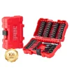 VEVOR Screwdriver Bit Set, 101-Piece, Magnetic Phillips, Pozidriv, Slotted, Square, Torx, Hex Bits, Hex Nut Sockets, Extension Rod with Storage Case, High-Strength S2 Alloy Steel, Blackened Finish